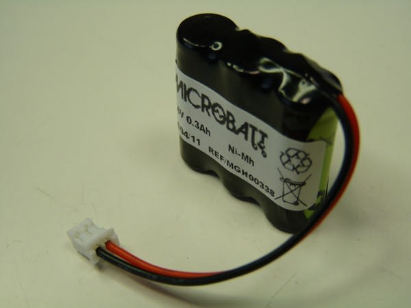 Enix - Pack(s) Batterie Nimh 3x 2/3AAA 3S1P ST1 3.6V 300mAh JST