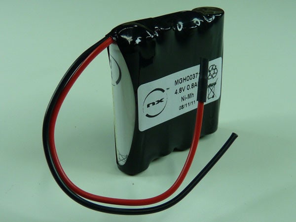 Enix - Pack(s) Batterie Nimh 4x AAA NX 4S1P ST1 4.8V 800mAh Fils