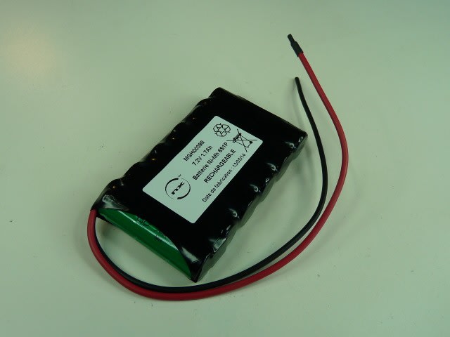 Enix - Pack(s) Batterie Nimh 6x AA NX 6S1P ST1 7.2V 1.7Ah Fils