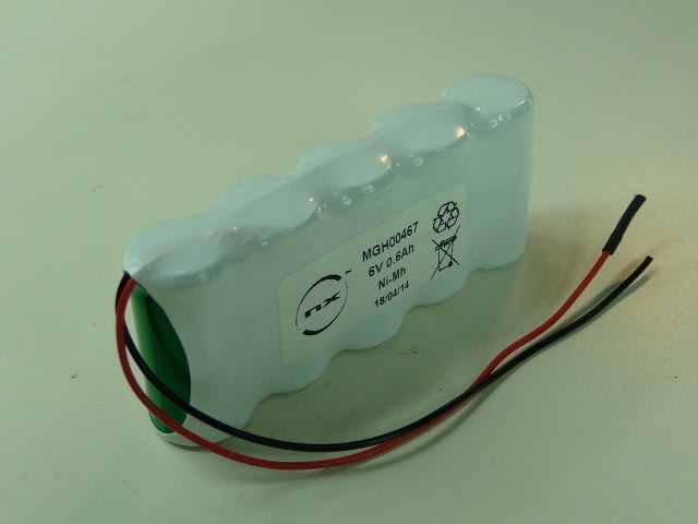 Enix - Pack(s) Batterie Nimh 5x 2/3AA 5S1P ST1 6V 600mAh F100