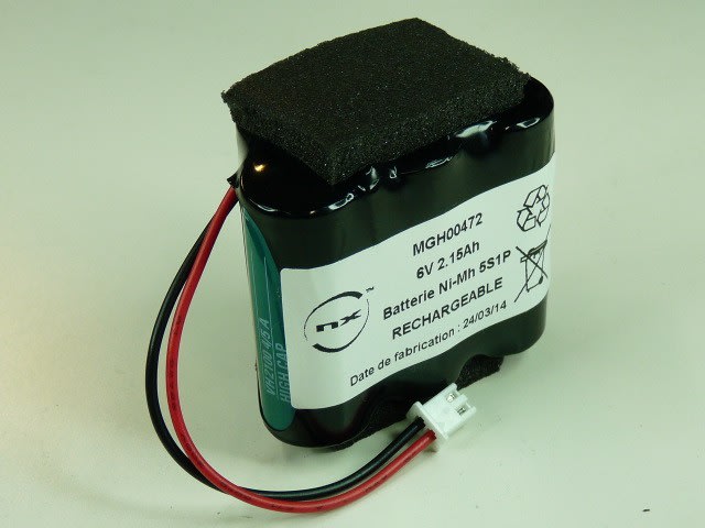 Enix - Pack(s) Batterie Nimh 5x 4/5A  5S1P ST7 6V 2100mAh JST