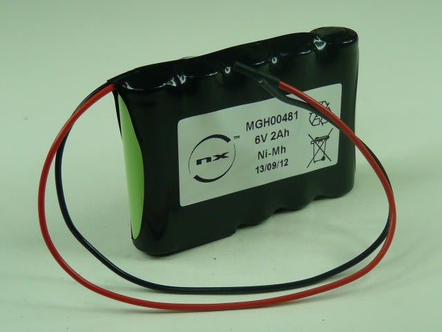 Enix - Pack(s) Batterie Nimh 5x AA NX 5S1P ST1 6V 2000mAh Fils