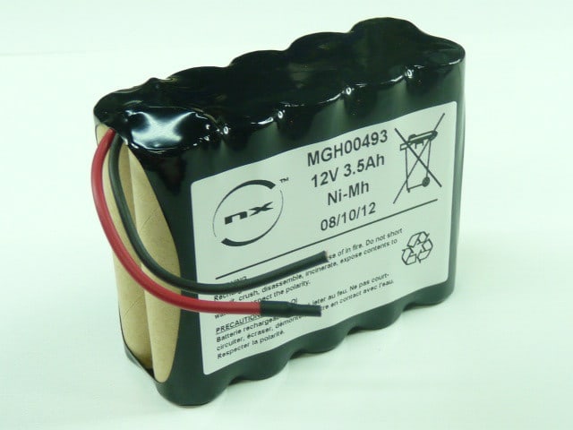 Enix - Pack(s) Batterie Nimh 10x 4-3A 10S1P ST2 12V 3800mAh Fils