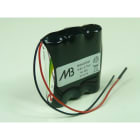 Enix - Pack(s) Batterie Nimh 3x AA NX 3S1P ST1 3.6V 2400mAh Fils