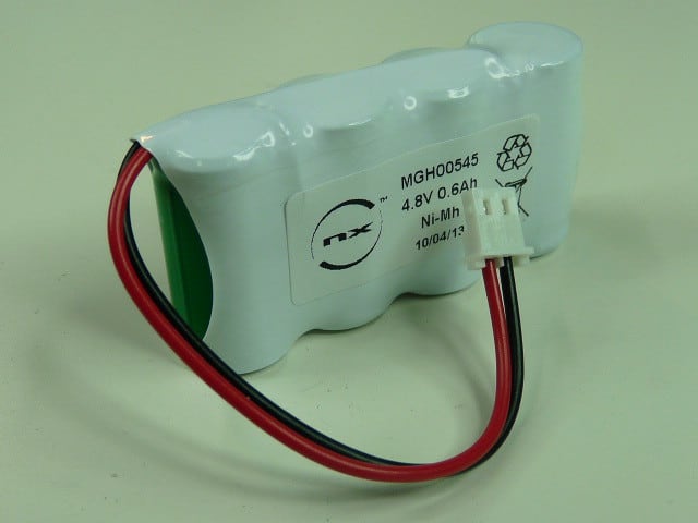 Enix - Pack(s) Batterie Nimh 4x 2-3AA 4S1P ST1 4.8V 600mAh Molex