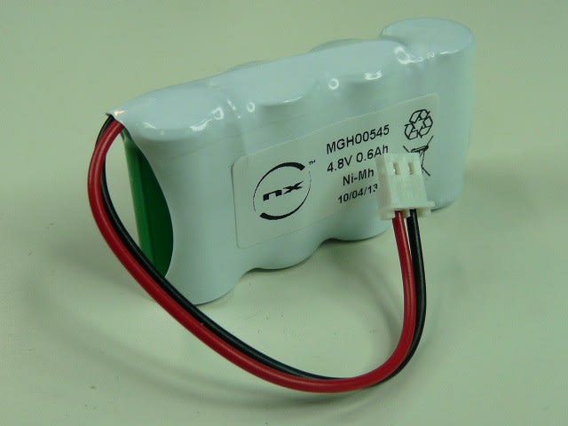 Enix - Pack(s) Batterie Nimh 4x 2/3AA 4S1P ST1 4.8V 600mAh Molex