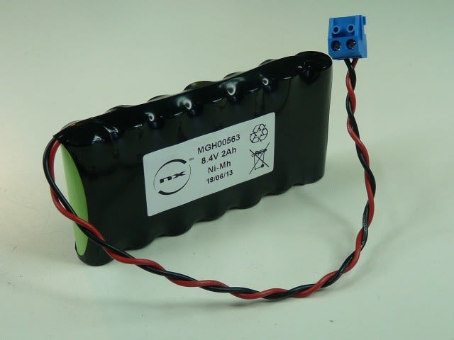 Enix - Pack(s) Batterie Nimh 7x AA 7S1P ST1 8.4V 2Ah TE Connectivity