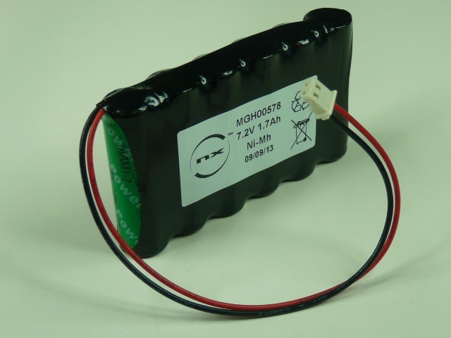 Enix - Pack(s) Batterie Nimh 6x AA 6S1P ST1 7.2V 2Ah Molex