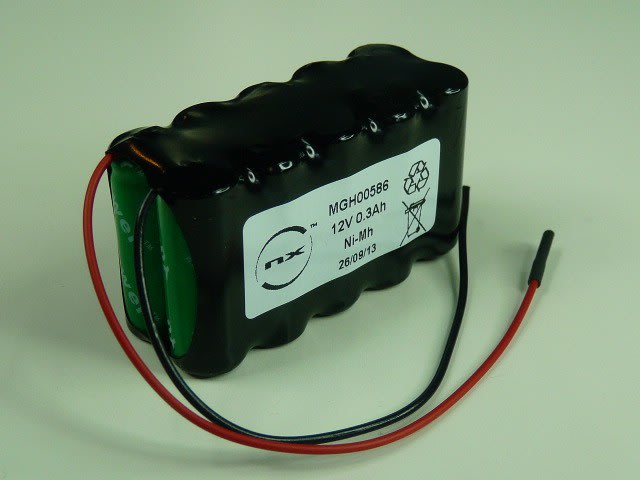 Enix - Pack(s) Batterie Nimh 10x 2/3AAA 10S1P ST2 12V 300mAh F100