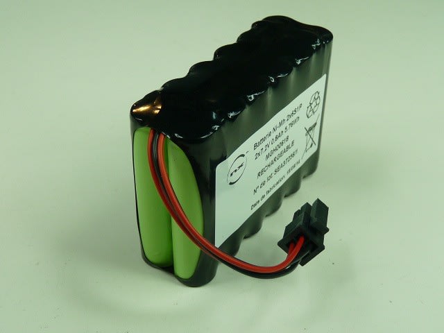 Enix - Pack(s) Batterie Nimh 12x AAA ST2 2x 6S1P 7.2V 800mAh Molex