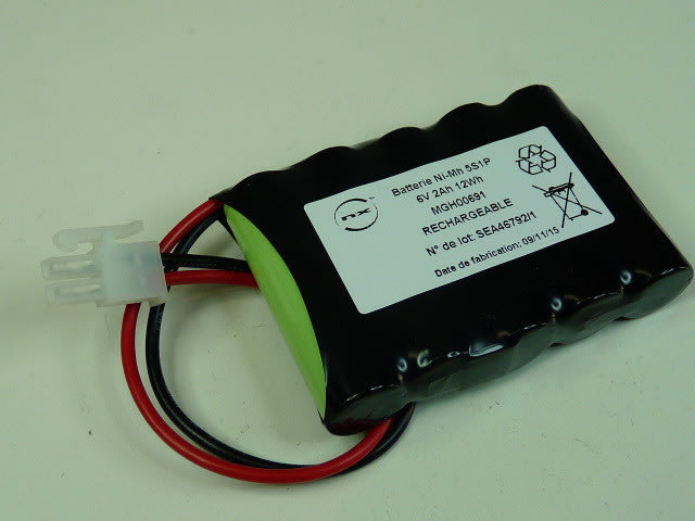 Enix - Pack(s) Batterie Nimh 5xAA 5S1P ST1 F150 6V 2Ah 5557
