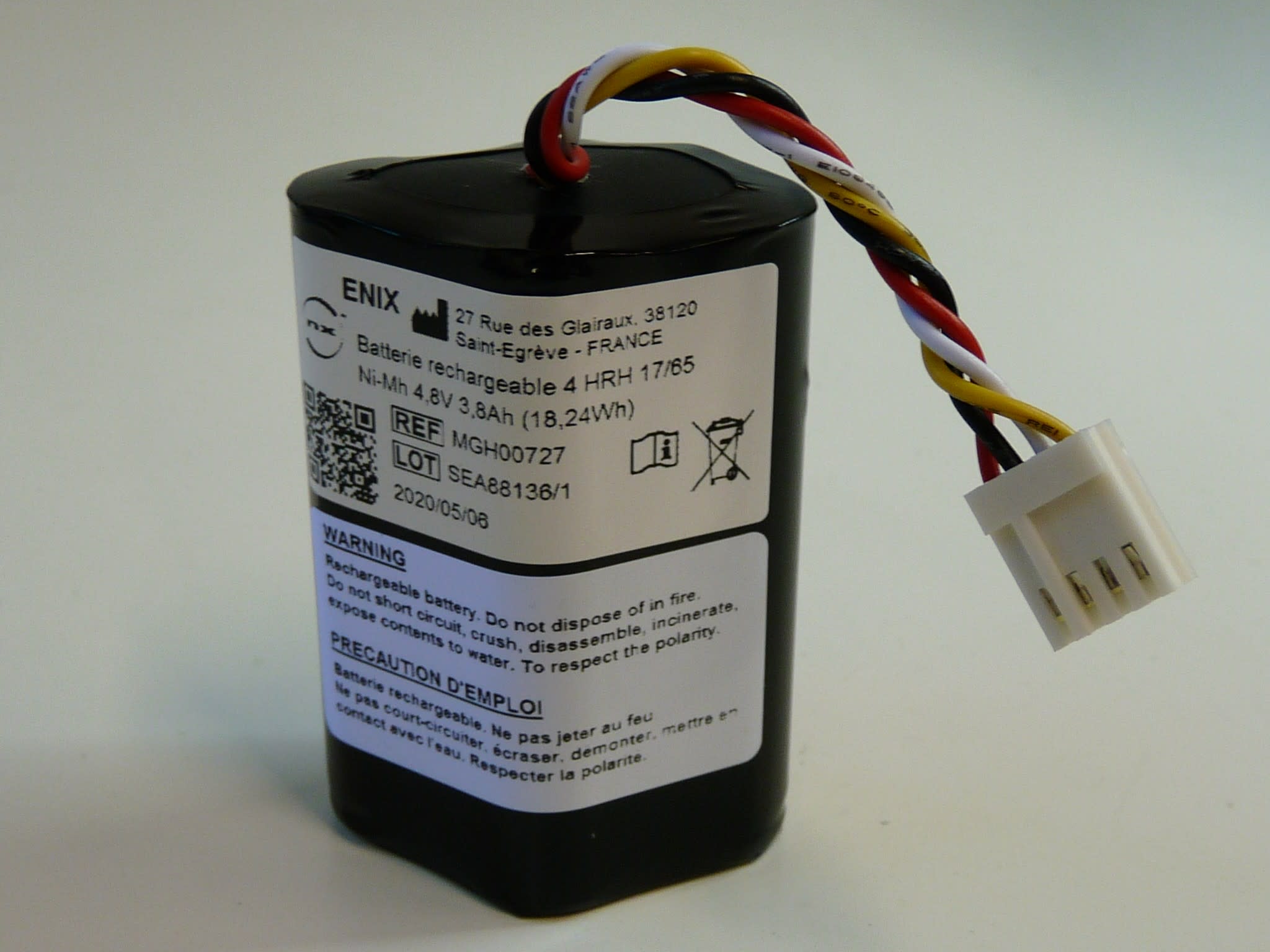 Enix - Pack(s) Batterie médicale rechargeable Kangaroo / Sherwood E-Pump 4.8V 3.8Ah WST