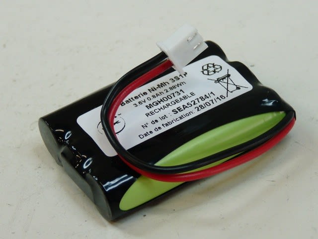 Enix - Pack(s) Batterie Nimh 3x AAA ST1 3S1P F100 3.6V 800mAh JST