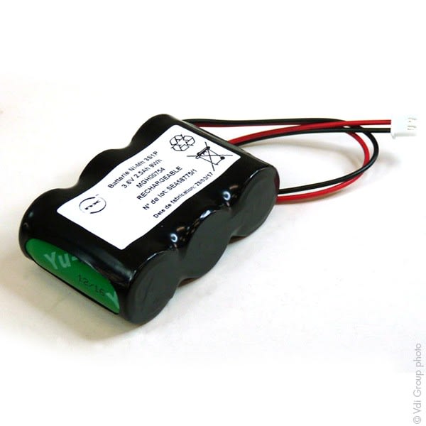 Enix - Pack(s) Batterie eclairage secours 3x SC HT ST1 3S1P 3.6V 2.5Ah JST