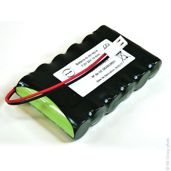 Enix - Pack(s) Batterie Nimh 6x AA 6S1P ST1 7.2V 2Ah Molex