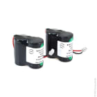 Enix - Lot(s) de 2 Batterie eclairage secours (x2) 2x SC HT 2S1P ST1 2.4V 2.5Ah JST