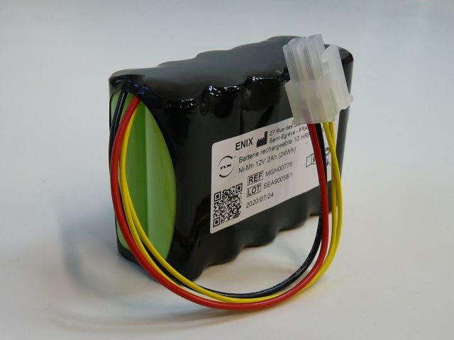 Enix - Pack(s) Batterie medicale rechargeable 10x AA 10S1P ST2 12V 2Ah MOLEX