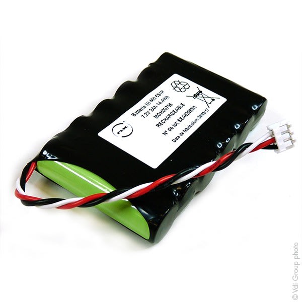 Enix - Unité(s) Batterie Nimh 6x AA 6S1P ST1 7.2V 2Ah JST