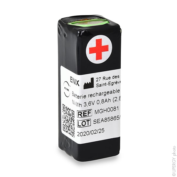 Enix - Pack(s) Batterie medicale rechargeable Novacor MAPA 3.6V 0.8Ah S