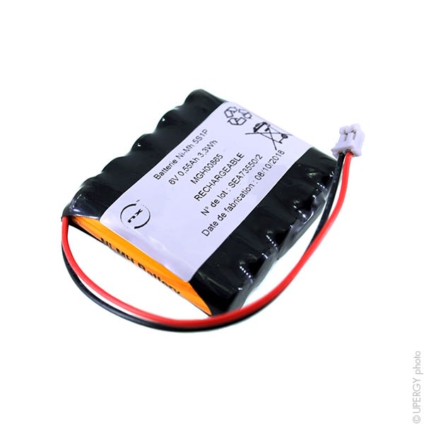 Enix - Pack(s) Batterie Nimh 5x AAA HT 5S1P ST1 6V 550mAh JST