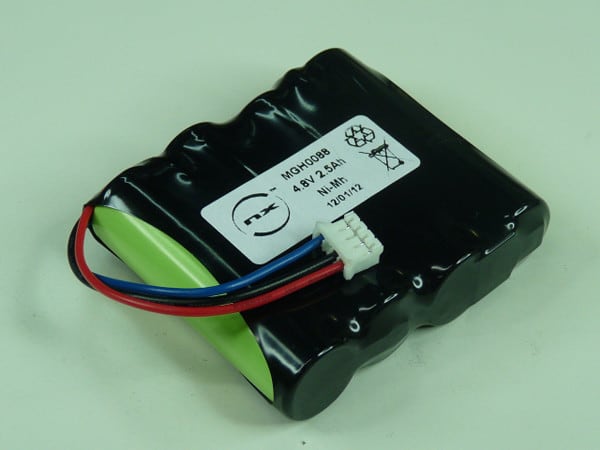 Enix - Pack(s) Batterie Nimh 4x AA NX 4S1P ST1 4.8V 2.5Ah JST