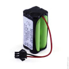 Enix - Batterie(s) Batterie Nimh 4x AAA 4S1P ST2 4.8V 0.8Ah JST
