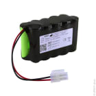 Enix - Pack(s) Batterie medicale rechargeable Cardioline 200S 12V 2Ah Molex