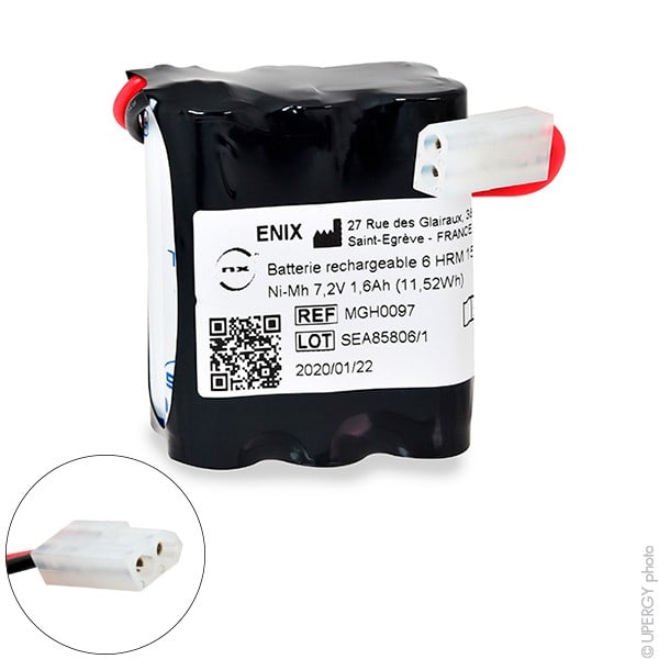 Enix - Pack(s) Batterie médicale rechargeable  SECA 757 6S1P 7.2V 1600mAh MOLEX