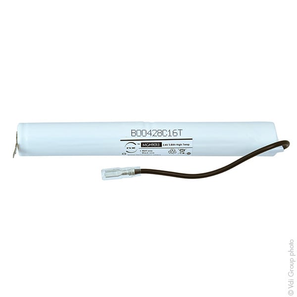 Enix - Unite(s) Batterie eclairage secours 2x 18700 ST4 + Faston 2.8 2.4V 3.8Ah