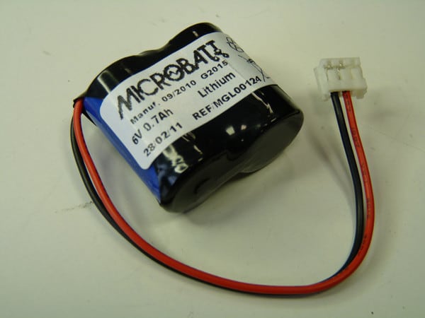 Enix - Batterie(s) Batterie lithium 2x CR2 2S1P ST1 6V 700mAh JST