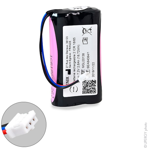 Enix - Pack(s) Batterie medicale rechargeable Fresenius VOLUMAT AGILIA 7.2V 2600mAh