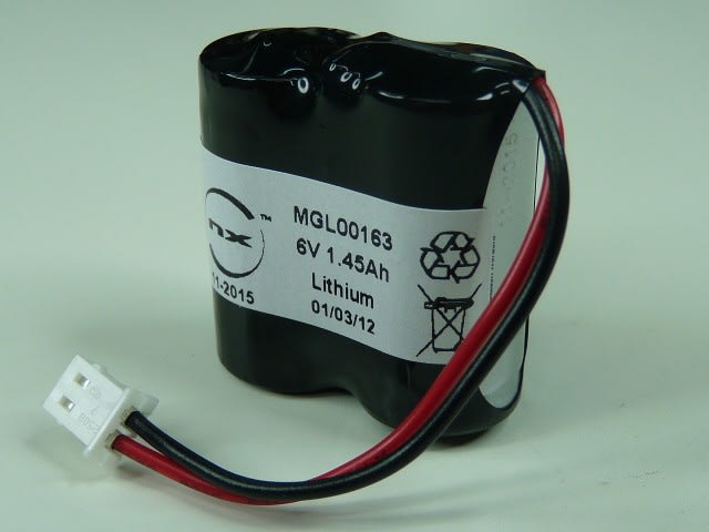 Enix - Pack(s) Batterie systeme alarme 2x CR123 2S1P ST1 6V 1.45Ah 5264