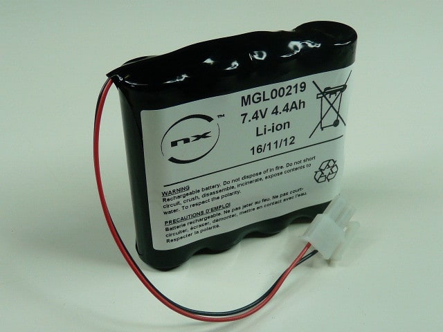 Enix - Pack(s) Batteria Li-Ion 4x 18650 2S2P ST1 7.4V 5200mAh Molex