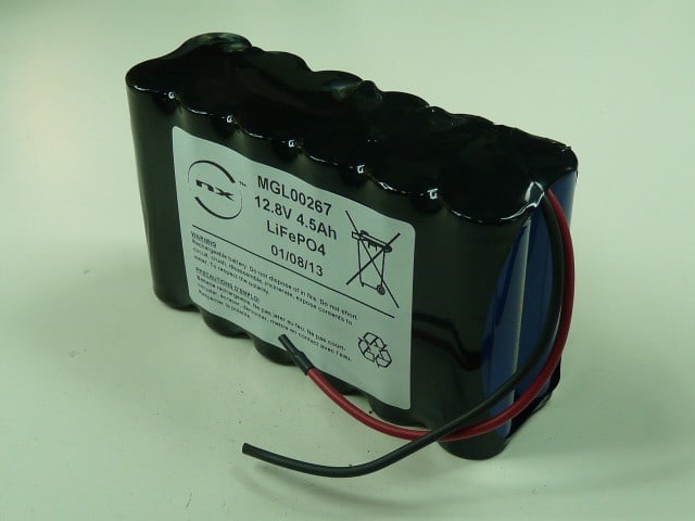 Enix - Pack(s) Batterie Lithium Fer Phosphate 12x 18650 4S3P ST2 12.8V 4.5Ah F100