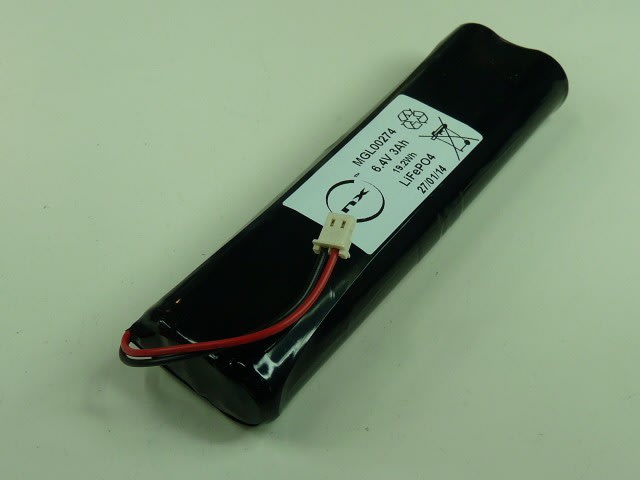 Enix - Pack(s) Batterie Lithium Fer Phosphate 4x 18650 2S2P ST5; MOLEX 5264; 6.4V 3Ah