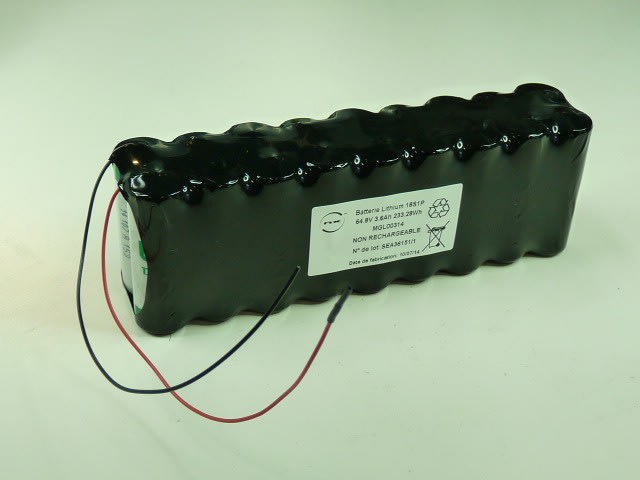 Enix - Pack(s) Batterie lithium 18x A LS17500 18S1P ST2 64.8V 3.6Ah F150