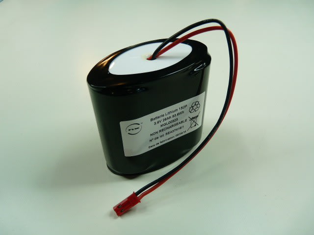 Enix - Pack(s) Batterie lithium 2xD ST1 1S2P F150 3.6V 26Ah JST