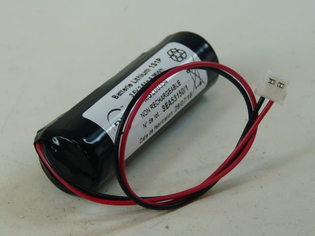 Enix - Pack(s) Batterie lithium 1x LS14500 1S1P F150 3.6V 2.7Ah JST