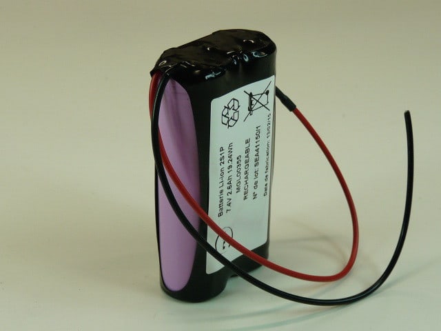 Enix - Pack(s) Batterie Li-Ion 2x 18650 2S1P ST1 7.2V 2600mAh F