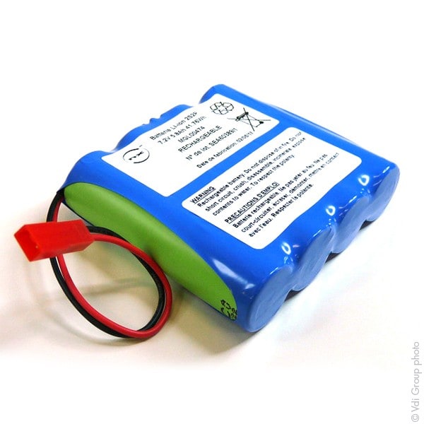 Enix - Pack(s) Batterie Li-Ion 4x 18650 2S2P ST1 7.2V 7Ah JST