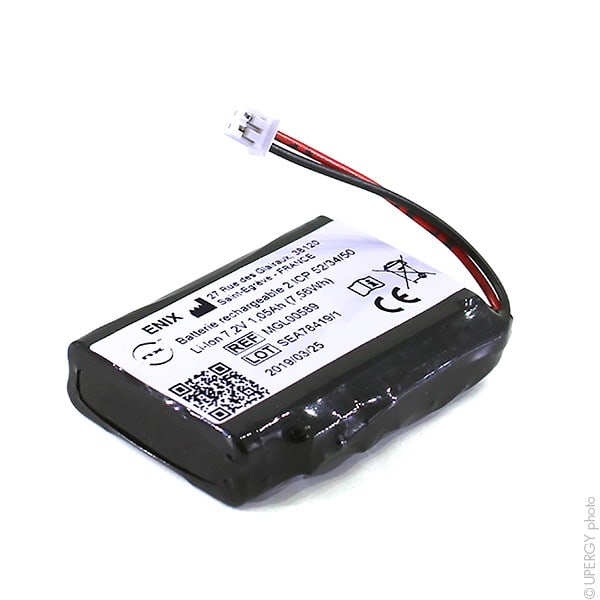 Enix - Pack(s) Batterie médicale rechargeable Proteor kéo 7.4V 1.15Ah JST