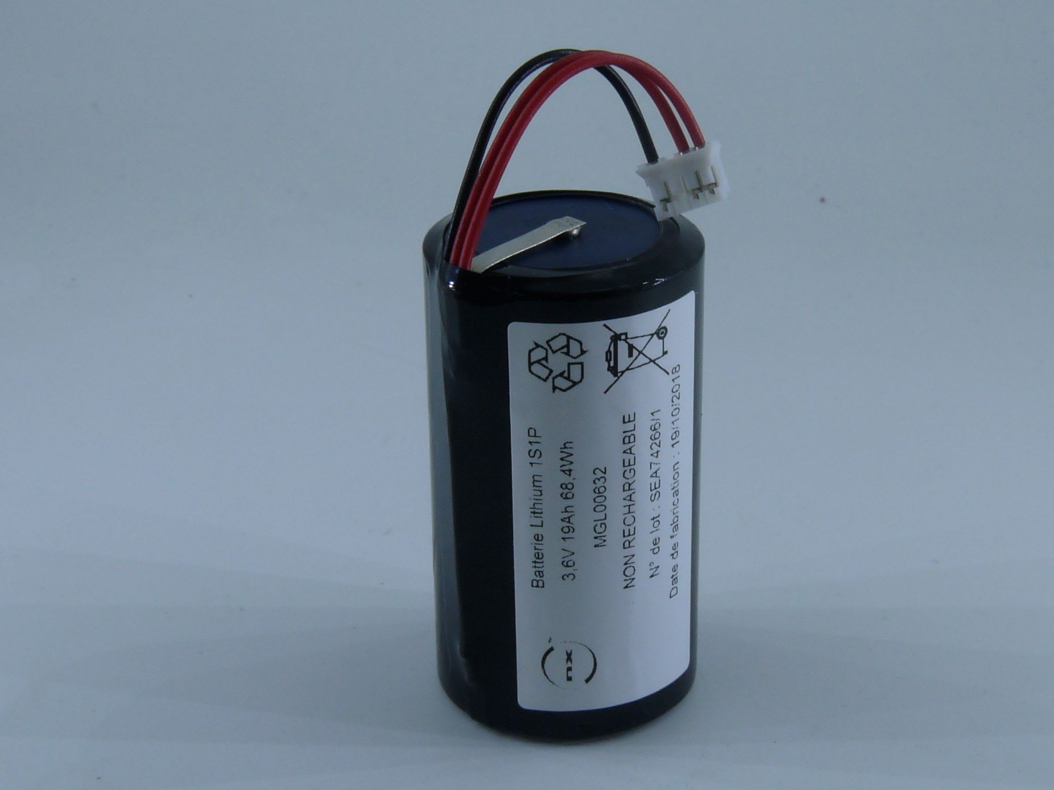 Enix - Pack(s) Batterie lithium 1x SL2780 D 1S1P ST1 3.6V 19Ah JST