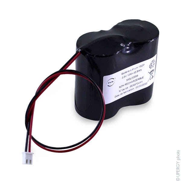 Enix - Pack(s) Batterie lithium 2x D 1S2P ST1 3.6V 26Ah JST