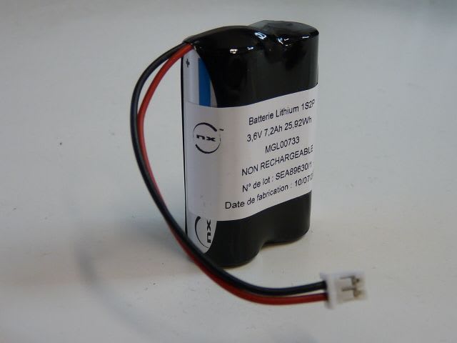 Enix - Pack(s) Batterie lithium 2x ER17505H 1S2P ST1 3.6V 7.2Ah JST