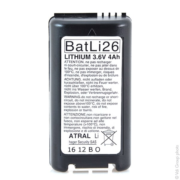Enix - Pile(s) Batterie systeme alarme DAITEM BATLI26 3.6V 4Ah