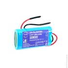 Enix - Batterie(s) Batterie Lithium Fer Phosphate 2S1P IFR18650 + PCM (9.6Wh) 6.4V 1.5A