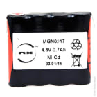 Enix - Pack(s) Batterie Nicd 4x AA VRE 4S1P ST1 4.8V 700mAh T2