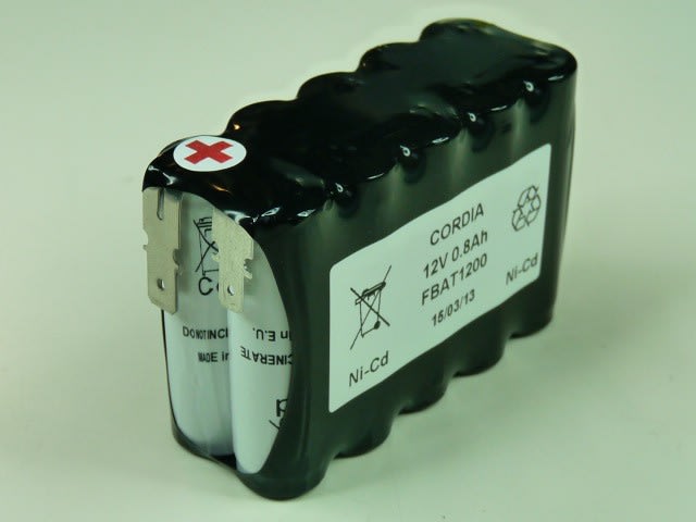 Enix - Pack(s) Batterie Nicd FBAT1200 12V 0.8Ah