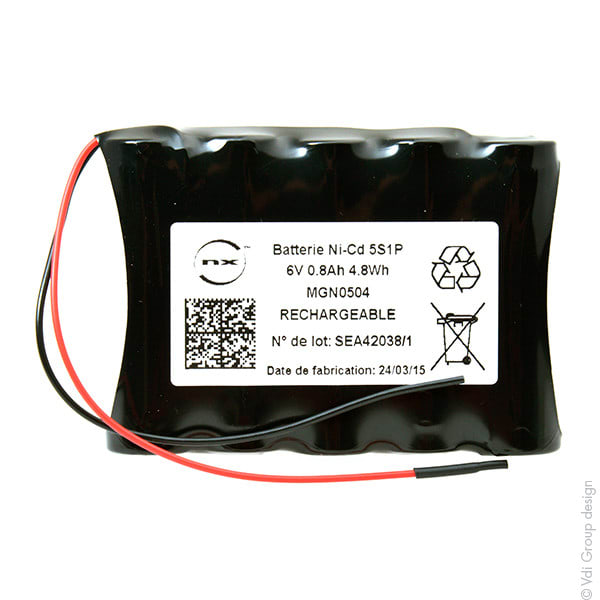 Enix - Pack(s) Batterie Nicd 5-VTAA 6V 800mAh F100