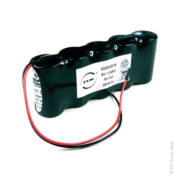 Enix - Pack(s) Batterie eclairage secours 5x SC VNT 5S1P ST1 6V 1.6Ah fils